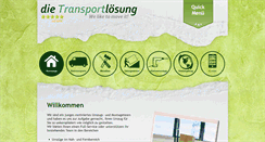 Desktop Screenshot of die-transportloesung.com