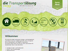 Tablet Screenshot of die-transportloesung.com